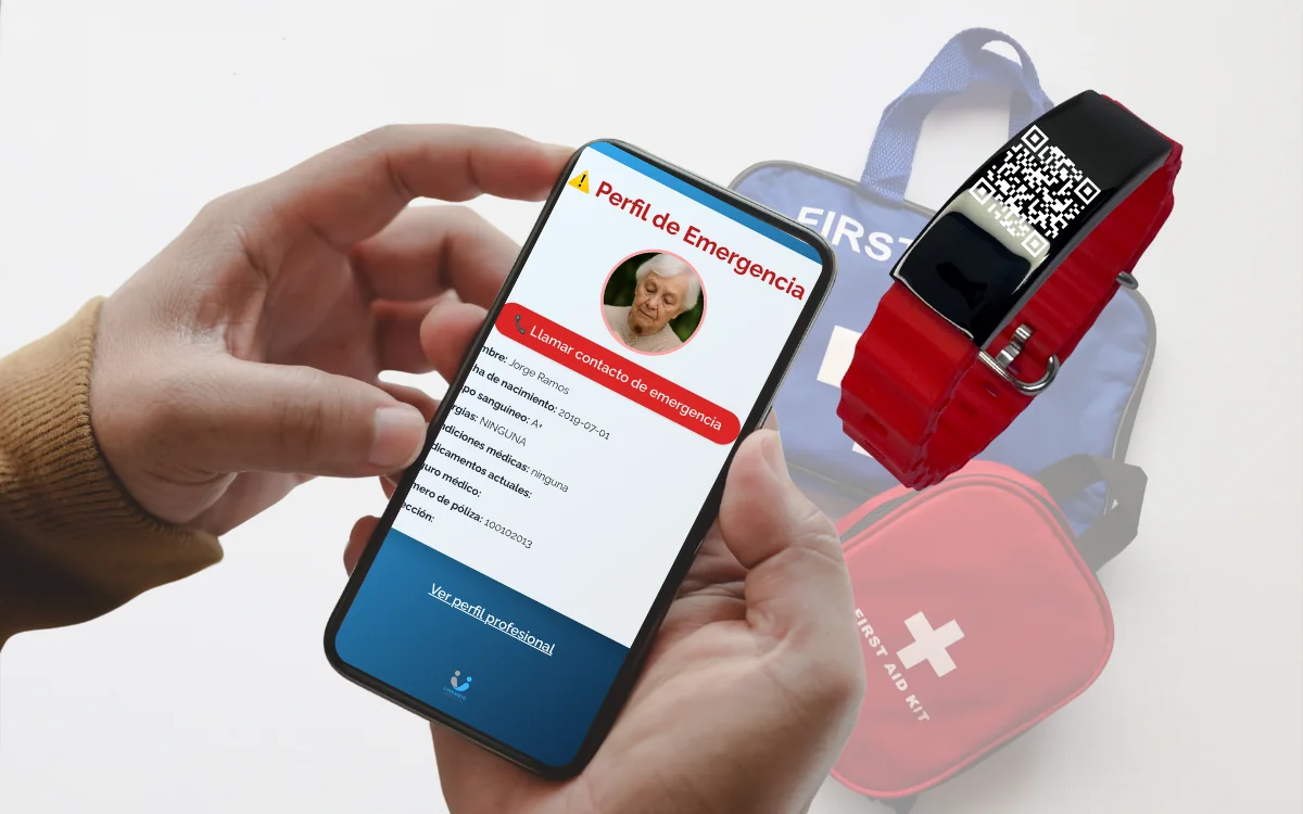 Ejemplo de un perfil de emergencia LinkMeID