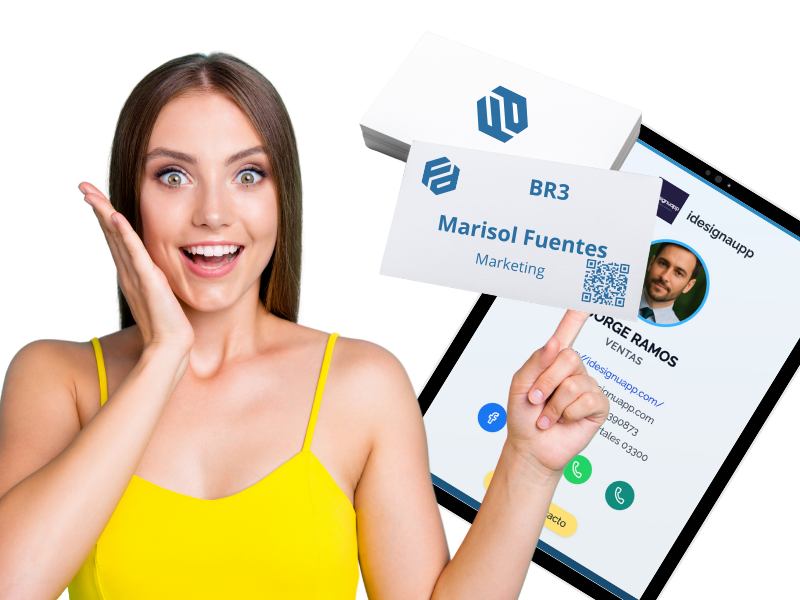 Tarjeta Profesional PVC con NFC y QR – LinkMeID - Image 2