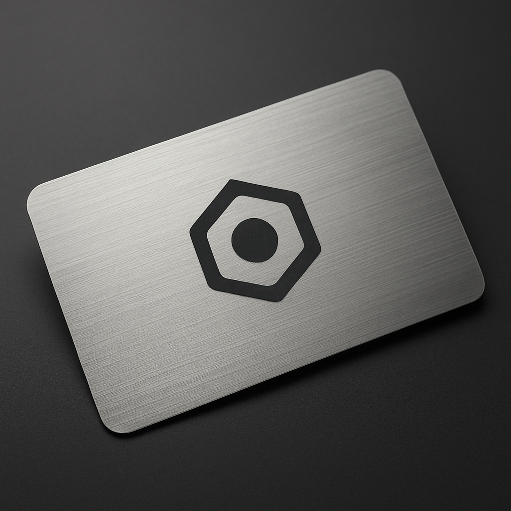 Tarjeta Profesional Metalizada con NFC y QR – LinkMeID - Image 6